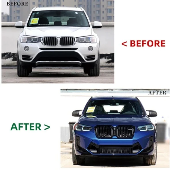 AUTOGP Bmw x3 f25 to g01 x3m dönüşüm body kit seti full facelift 2010 / 2017 - Resim 2