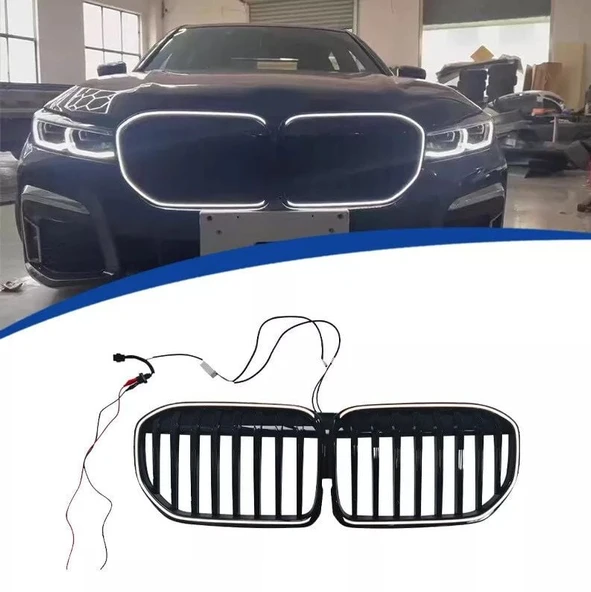 AUTOGP Bmw g11 g12 m760 ön böbrek panjur ızgara ledli 2020 / 2023