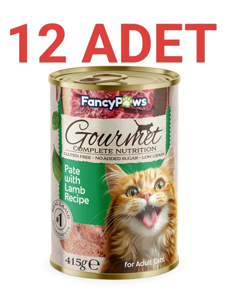 Fancy Paws Kuzu Etli Yetişkin Kedi Konserve Maması x 12 Adet - 4