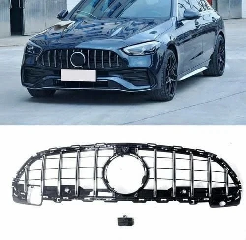 AUTOGP Mercedes w206 gtr ön panjur ızgara seti krom 2020+ c serisi - 2