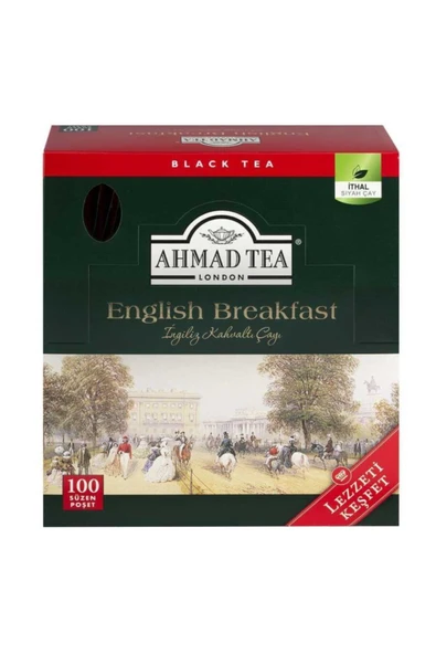 Ahmad Tea Englısh Breakfast Bardak Poşet Çay 2 gr 100 Adet