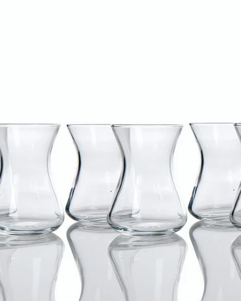 English Home Düz Cam 6'lı Çay Bardağı 125 Ml Klasik - 2