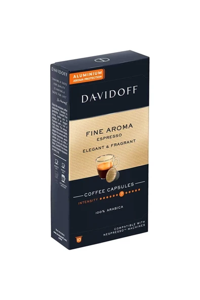 Davidoff Fıne Aroma Espresso Elegant & Fragrant Aluminium Kapsül Kahve 3x10'lu (nespresso Uyumlu) - 4
