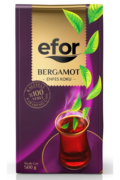 Efor Bergamot Aromalı Dökme Siyah Çay - 500gr - 2
