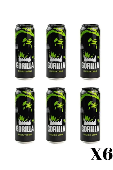 GORİLLA ENERGY Gorilla Enerji İçeceği 250 ml x 6
