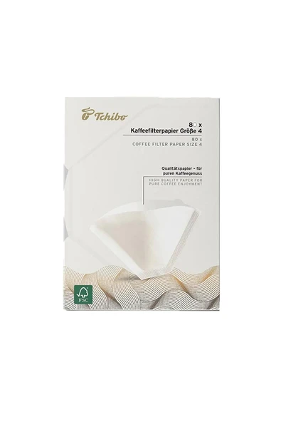 Tchibo Gold Selection Filtre Kahve 250 gr x 2 Adet + Tchibo Filtre Kahve Kağıdı 80'li - 4