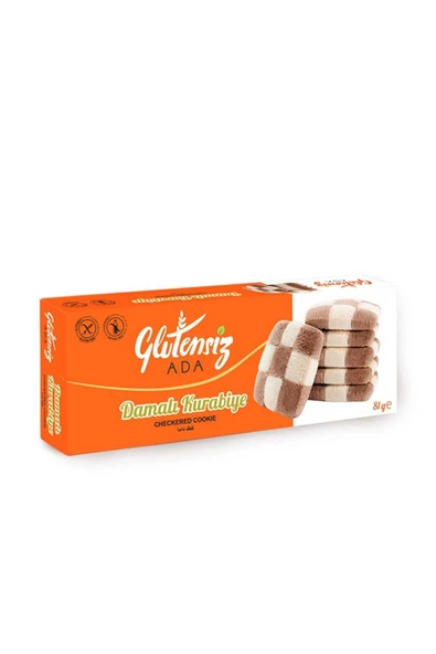Glutensiz Ada Damalı Kurabiye 81 gr