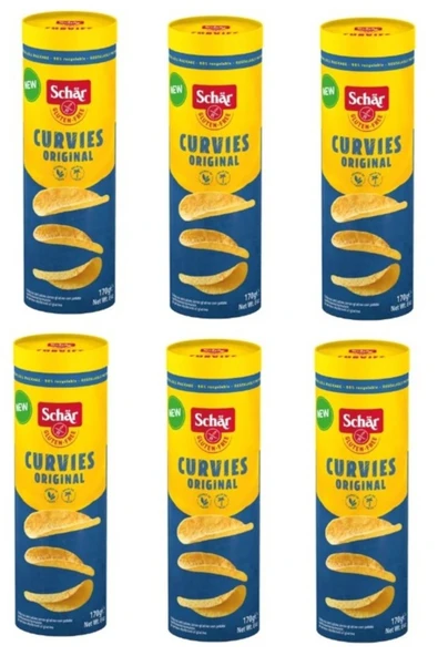 Schar Curvies Patates Cipsi 6lı Paket