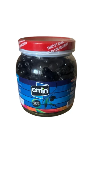 Emin zeytin Mavi Sele 900 gr Zeytin (231-260)- Gemlik Bölgesi Sofra Zeytini