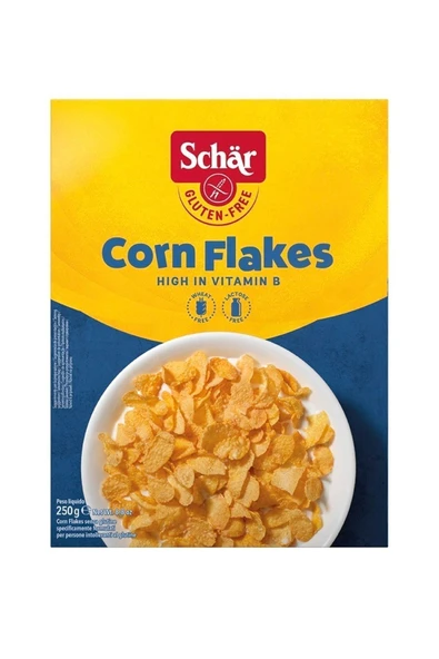 Schar Cornflakes Glutensiz Sade Mısır Gevreği! 250g (6 ADET) - 2