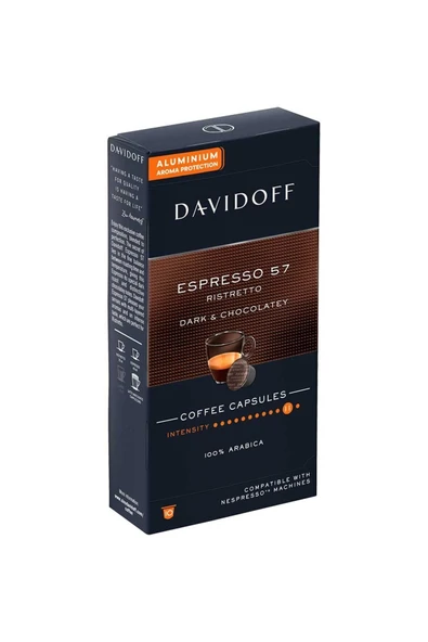 Davidoff Espresso 57 Rıstretto Dark & Chocolatey Aluminium Kapsül Kahve 3x10'lu (nespresso Uyumlu) - 4