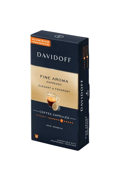 Davidoff Fıne Aroma Espresso Elegant & Fragrant Aluminium Kapsül Kahve 3x10'lu (nespresso Uyumlu) - 3