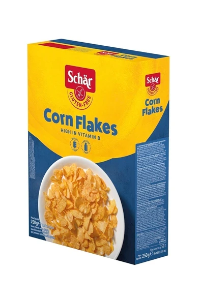 Schar Cornflakes Glutensiz Sade Mısır Gevreği! 250g (6 ADET) - 4