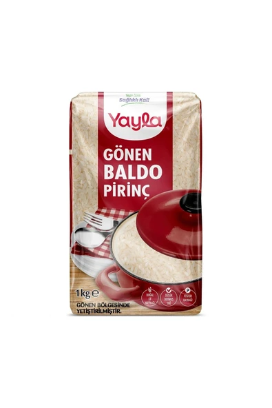 Yayla Baldo Pirinç Gönen Bölgesi Mahsulü 1 Kg