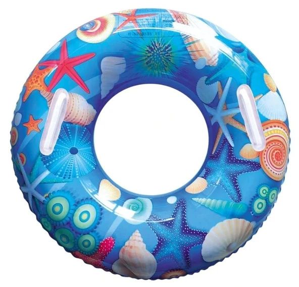 Deniz Altı Desenli Simit 90 Cm