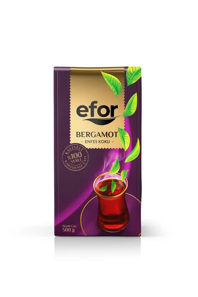 Efor Bergamot Aromalı Dökme Siyah Çay - 500gr - 4