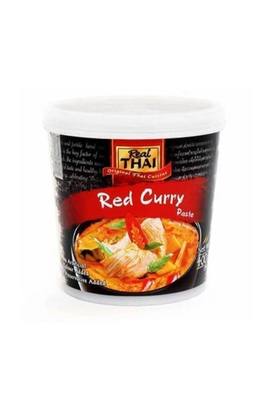 Real Thai Kırmızı Köri Ezmesi 400 gr Red Thai Red Curry Paste - 2