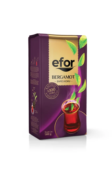 Efor Bergamot Aromalı Dökme Siyah Çay - 500gr - 3