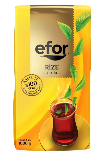 Efor Rize Klasik Dökme Siyah Çay - 1000gr - 2