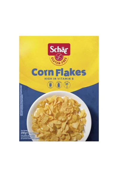 Schar Corn Flakes Glutensiz Sade Mısır Gevreği 250 G 3 Adet - 2