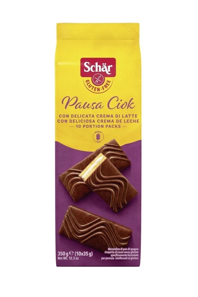 Schar Pausa Ciok Glutensiz Çikolata Kaplı Kek (10 ADET) - 5