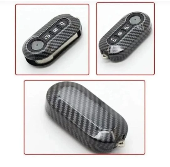 Fiat Doblo Fiorino Punto Bravo 500 Ducato Panda Karbon Anahtar Kılıfı 3.Resime Bakınız - Resim 4