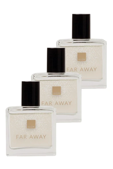 Far Away Kadın Parfüm Edp 30 Ml. Üçlü Set
