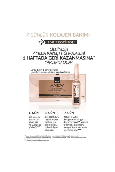 Anew Skin Renewal Power Yüze Dolgun Görünüm Veren Serum 7x1.3 ml - 2