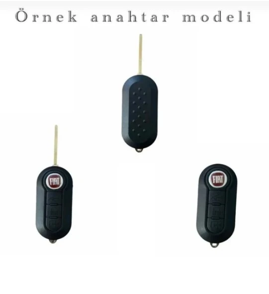 Fiat Doblo Fiorino Punto Bravo 500 Ducato Panda Karbon Anahtar Kılıfı 3.Resime Bakınız - Resim 3