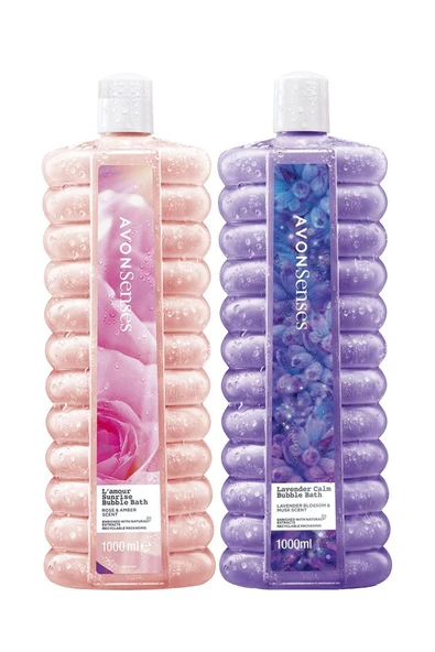 Senses Gül Kehribar Ve Lavanta Kokulu Banyo Köpüğü. Ikili Set