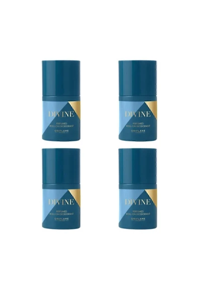 Divine Parfümlü Roll-on Deodorant 4 Adet