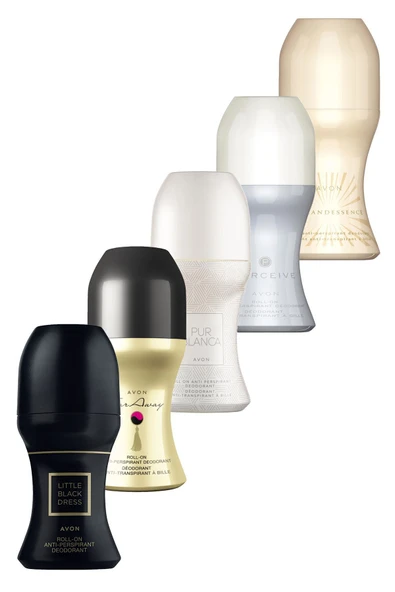 Pur Blanca, Perceive, Little Black Dress, Far Away ve Incandessence Kadın Rollon Paketi
