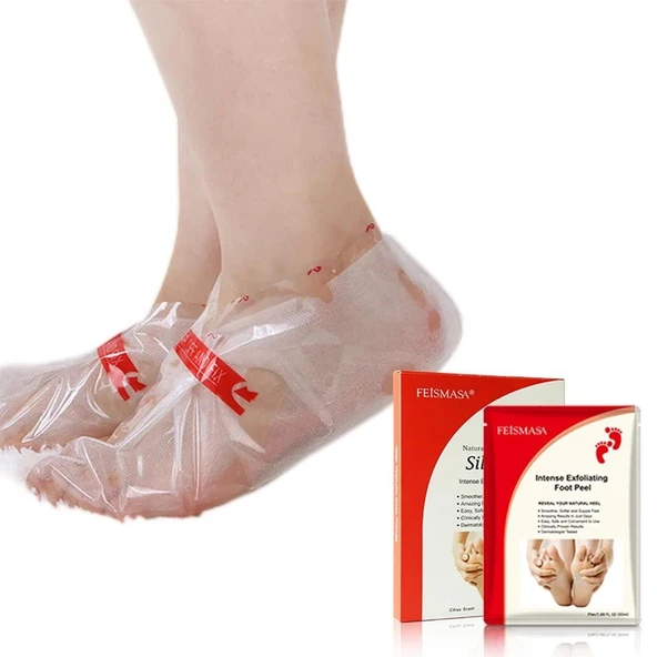 Ayt Sunup SN-26965 Ayak Peeling Maskesi Nasır Ö lü Deri Egzama Giderici 1 Çift Ayak Nemlendirici Özellikli