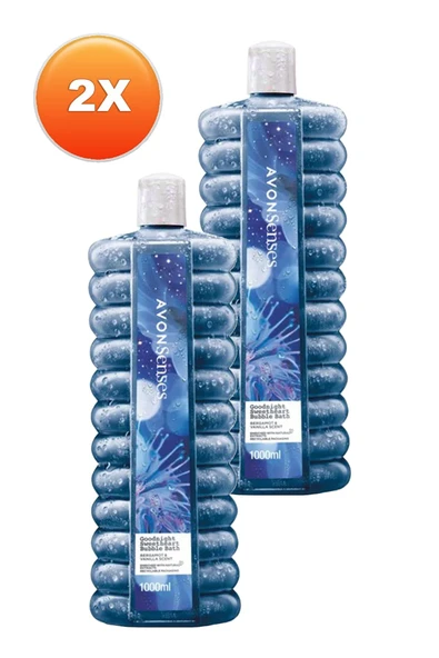 Senses Goodnight Sweetheart Bergamot ve Vanilya Kokulu Banyo Köpüğü 1 Lt. İkili Set