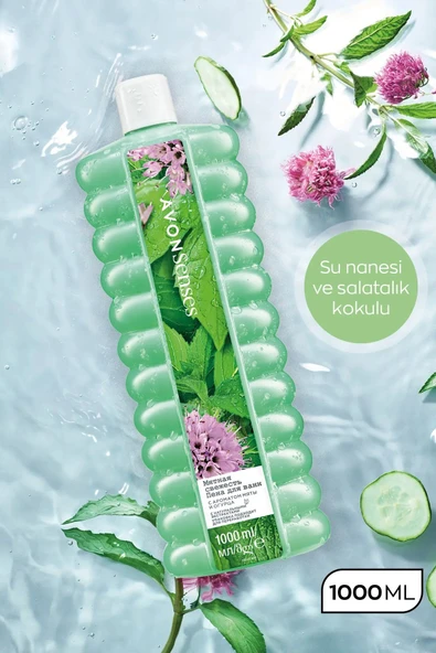 Senses Water Mint Nane ve Salatalık Kokulu Banyo Köpüğü 1 Lt. İkili Set - 3