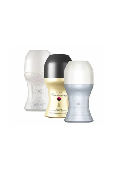 Perceive 50ml-far Away 50ml-pur Blanca 50ml 3lü Roll On Set