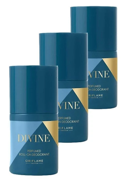Divine Roll-on 50 Ml 3 Adet