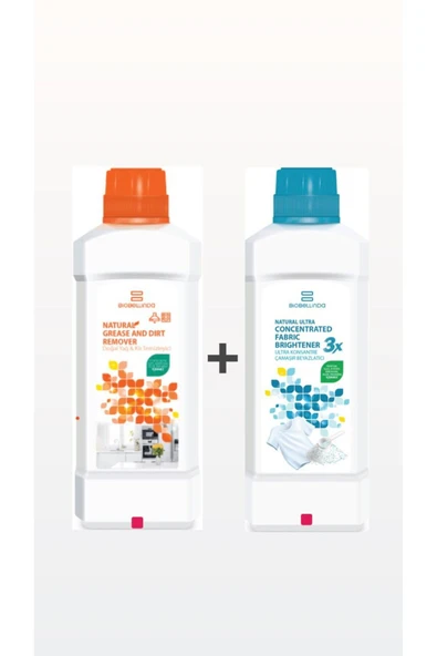 Doğal Yağ Kir Temizleyicisi ve Çamaşır Beyazlatıcı 3x Biobelinda 2'li Set - 3
