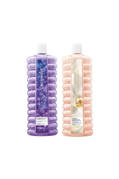 Lavanta ve Şeftali Vanilya kokulu Banyo köpüğü 1Lt 2'li Set