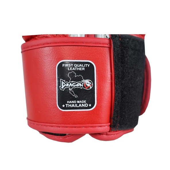 DragonDo DRGN-G3 Hakiki Deri Boks Eldiveni Kırmızı Muay Thai Eldiveni - 3