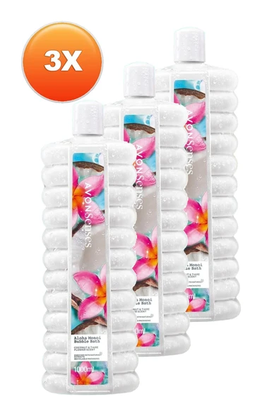 Aloha Monoi Banyo Köpüğü 1 Lt. Üçlü Set - 2