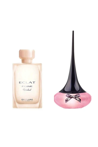 Love Potion Secrets Edp 50 ml  + Eclat Femme Weekend Edt 50 ml Kadın Parfüm Seti 8776539042318 - 1
