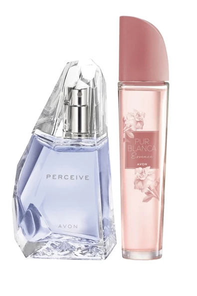 Perceive 50 Ml Bayan + Pur Blanca Essence 50 Ml Bayan Parfüm