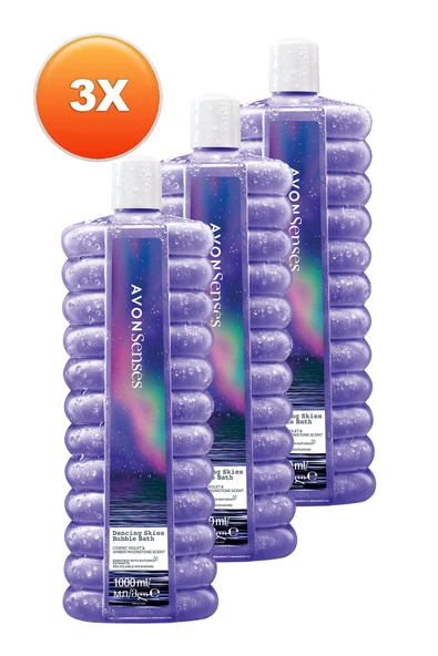 Senses Dancing Skies Menekşe ve Ahududu Kokulu Banyo Köpüğü 1 Lt. Üçlü Set - 2
