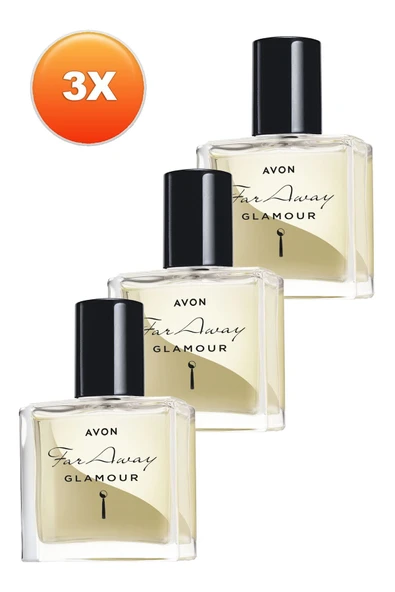 Far Away Glamour Kadın Parfüm Edp 30 Ml. Üçlü Set - 2