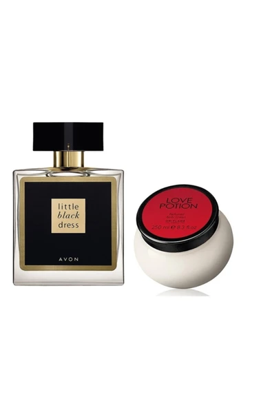 Little Black Dress Edp 50ml Kadın Parfüm + Love Potion Parfümlü Vücut Kremi 250 Ml