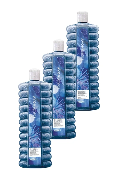 Senses Goodnight Sweetheart Bergamot ve Vanilya Kokulu Banyo Köpüğü 1 Lt. Üçlü Set