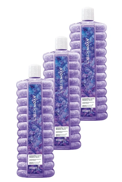 Senses Lavender Calm Lavanta Kokulu Banyo Köpüğü 1 Lt. Üçlü Set