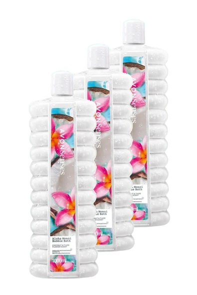 Aloha Monoi Banyo Köpüğü 1 Lt. Üçlü Set