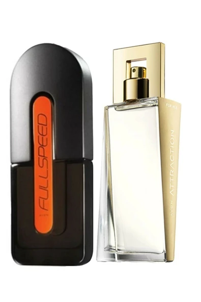 Full Speed Edt 75ml Erkek Parfüm + Attraction Edp 50ml Kadın